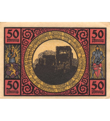 ALLEMAGNE, LOBEDA - 50 PFENNIG 1921