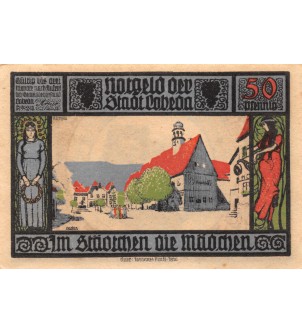 ALLEMAGNE, LOBEDA - 50 PFENNIG 1921