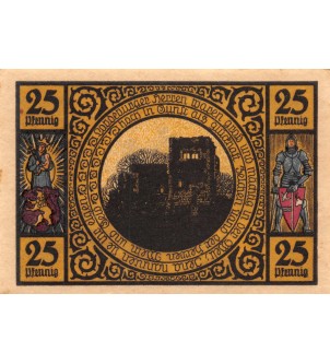 ALLEMAGNE, LOBEDA - 25 PFENNIG 1921 2