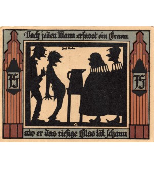 ALLEMAGNE, GLAUCHAU - 75 PFENNIG 1921