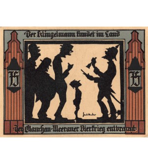 ALLEMAGNE, GLAUCHAU - 75 PFENNIG 1921