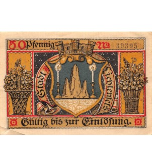 ALLEMAGNE, LICHTEN - 50 PFENNIG 1921
