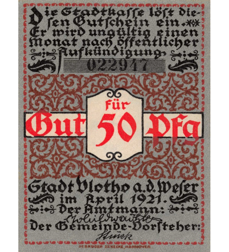 Allemagne 50 pfennig 1921