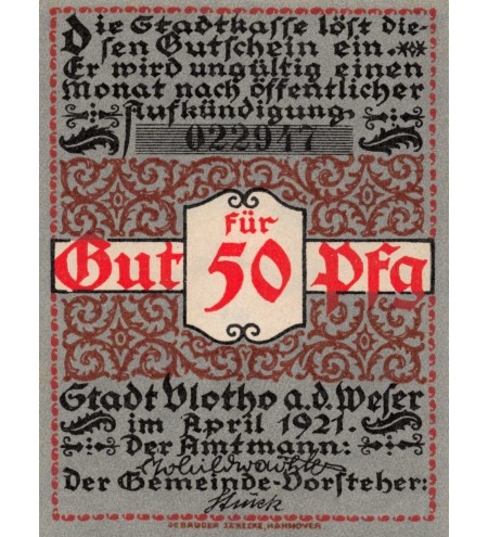 Allemagne 50 pfennig 1921