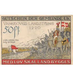 DANEMARK, ALLEMAGNE, NORDSCHLESWIG - 50 PFENNIG 1920