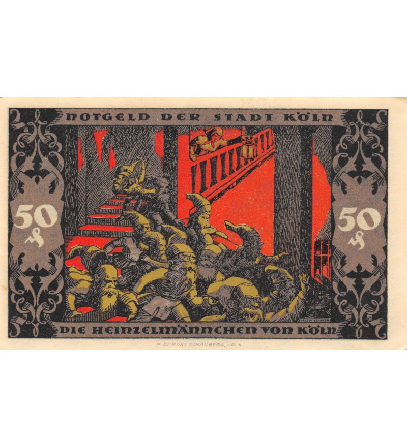 ALLEMAGNE, KÖLN- 50 PFENNIG 1922