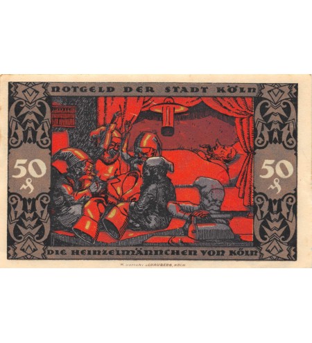 ALLEMAGNE, KÖLN- 50 PFENNIG 1922
