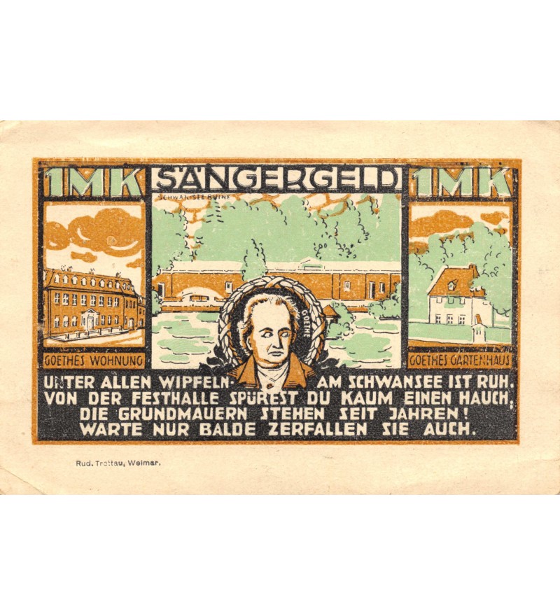 ALLEMAGNE, WEIMAR - 50 PFENNIG 1921