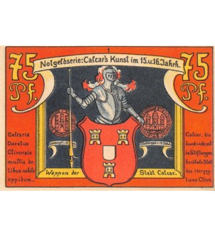 ALLEMAGNE, CALCAR - 75 PFENNIG 1922