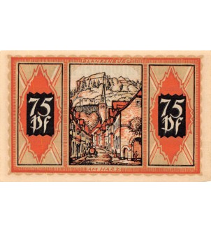 ALLEMAGNE, BRAUNSCHWEIG - 75 PFENNIG 1921