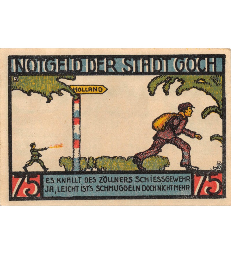 ALLEMAGNE, GOCH - 75 PFENNIG 1922