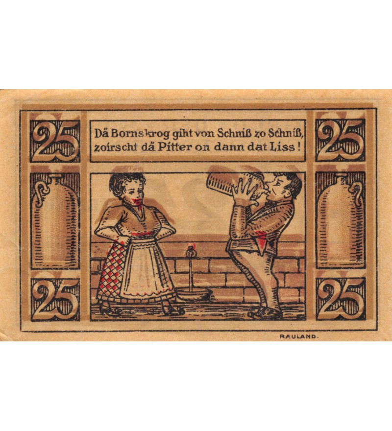 ALLEMAGNE, EHRENBREITSTEIN - 25 PFENNIG 1921