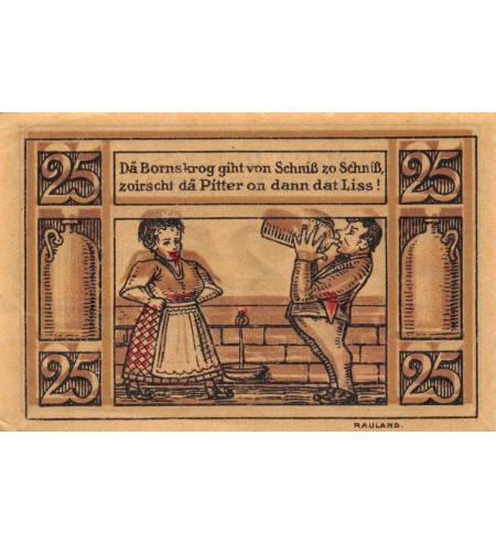 ALLEMAGNE, EHRENBREITSTEIN - 25 PFENNIG 1921