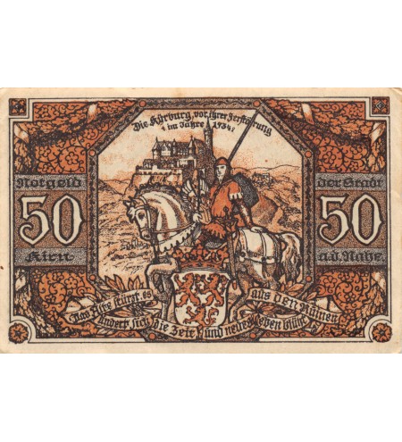 ALLEMAGNE, KIRN - 50 PFENNIG 1920