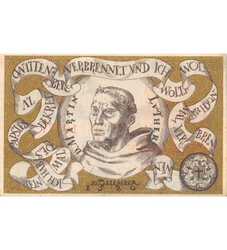 ALLEMAGNE, WITTEMBERG - 50 PFENNIG 1920