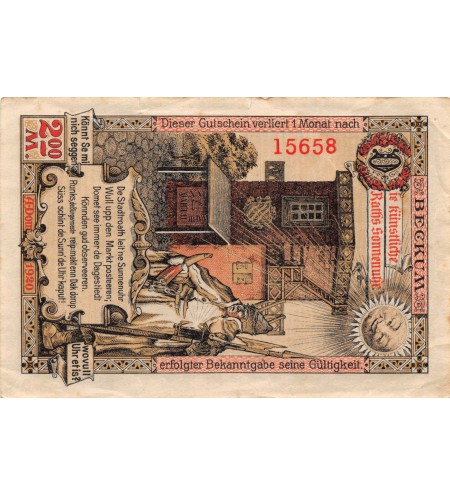 ALLEMAGNE, BECKUM - 2 MARK 1920