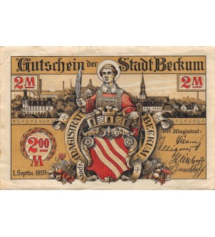 ALLEMAGNE, BECKUM - 2 MARK 1920 2