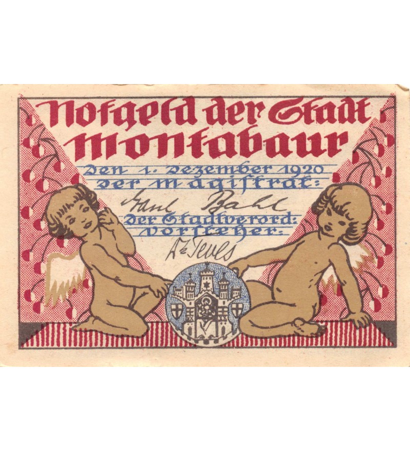 ALLEMAGNE, MONTABAUR - 50 PFENNIG 1920
