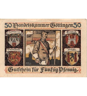 ALLEMAGNE, GOTTINGEN - 50 PFENNIG 1917 2