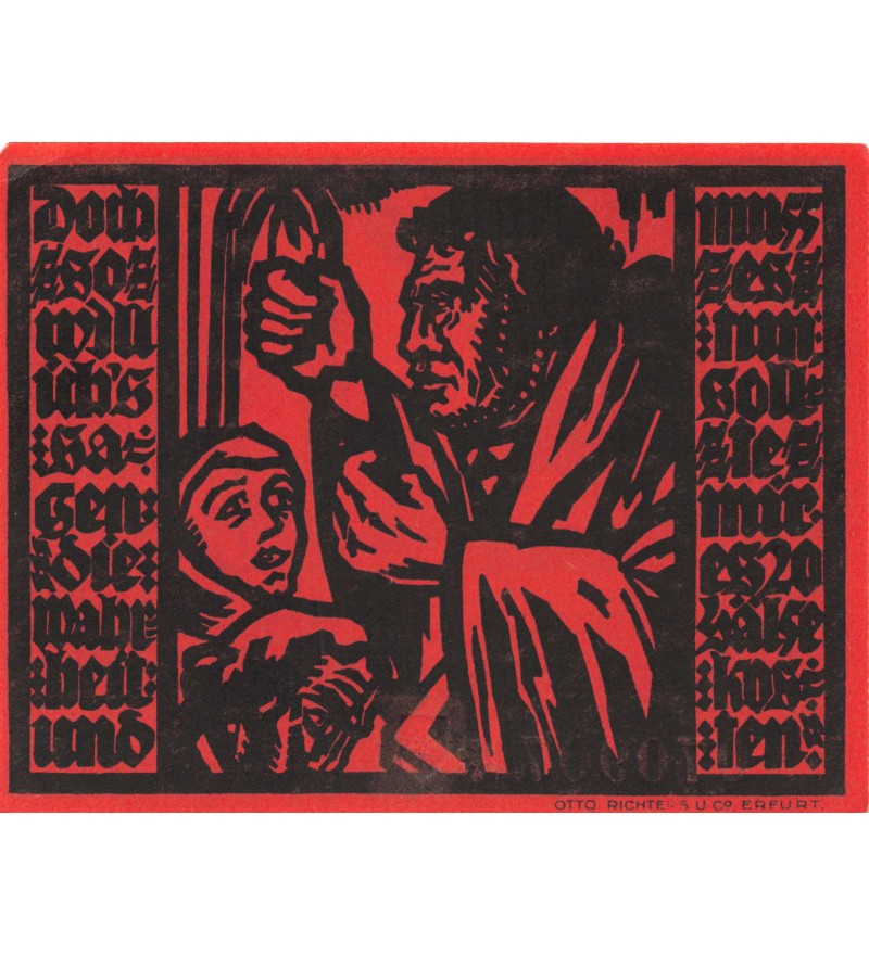 ALLEMAGNE, ERFURT - 50 PFENNIG 1921