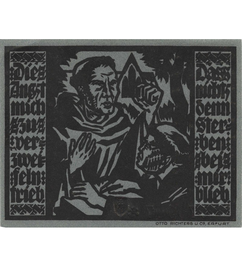 ALLEMAGNE, ERFURT - 50 PFENNIG 1921