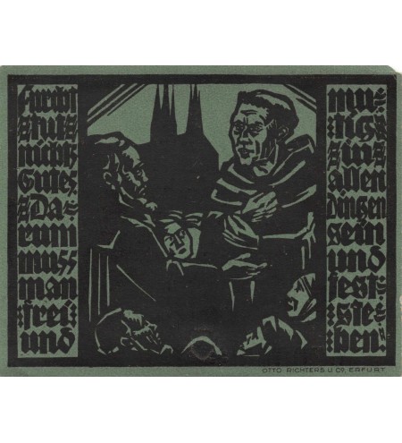 ALLEMAGNE, ERFURT - 50 PFENNIG 1921