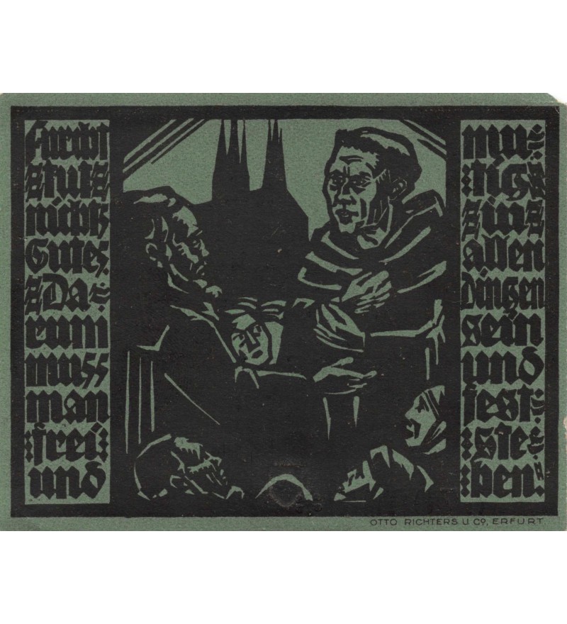 ALLEMAGNE, ERFURT - 50 PFENNIG 1921