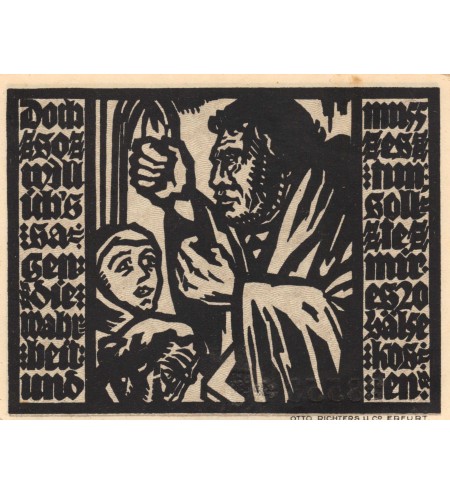 ALLEMAGNE, ERFURT - 50 PFENNIG 1921