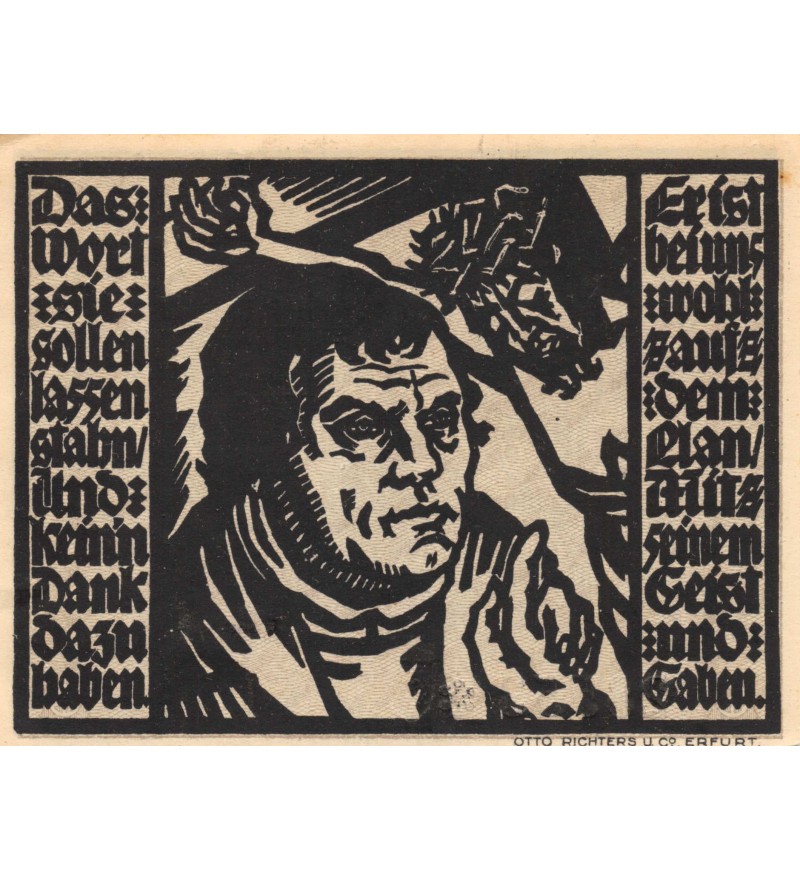 ALLEMAGNE, ERFURT - 50 PFENNIG 1921