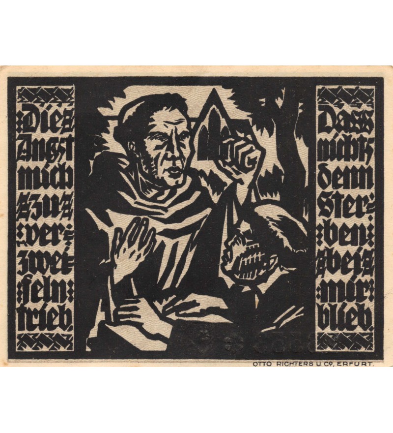 ALLEMAGNE, ERFURT - 50 PFENNIG 1921