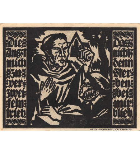 ALLEMAGNE, ERFURT - 50 PFENNIG 1921