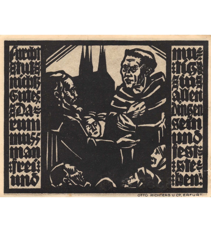 ALLEMAGNE, ERFURT - 50 PFENNIG 1921