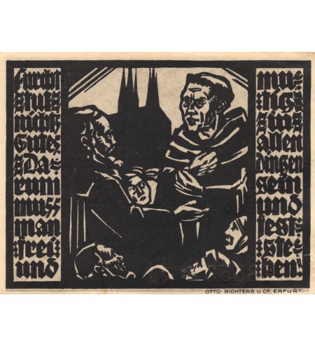 ALLEMAGNE, ERFURT - 50 PFENNIG 1921