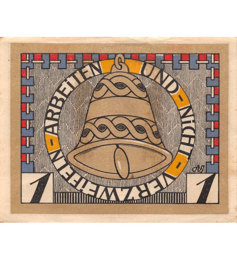 DANEMARK, ALLEMAGNE, AUGUSTENBORG - 1 MARK  1920