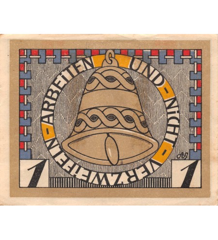 DANEMARK, ALLEMAGNE, AUGUSTENBORG - 1 MARK  1920