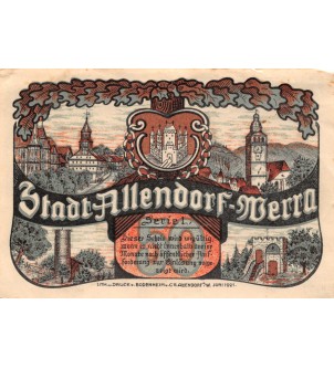 ALLEMAGNE, ALLENDORF - 50 PFENNIG 1921 2