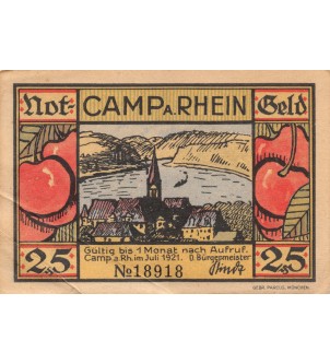 ALLEMAGNE, KAMP BORNHOFEN - 50 PFENNIG 1921 2