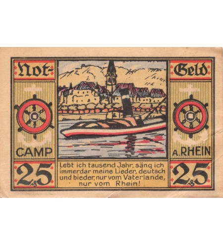 ALLEMAGNE, KAMP BORNHOFEN - 50 PFENNIG 1921