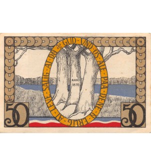 DANEMARK, ALLEMAGNE, AUGUSTENBORG - 50 PFENNIG 1920 2