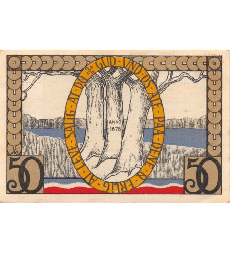 DANEMARK, ALLEMAGNE, AUGUSTENBORG - 50 PFENNIG 1920