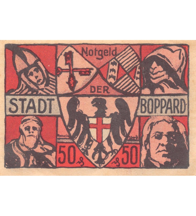 ALLEMAGNE, BOPPARD - 50 PFENNIG 1921