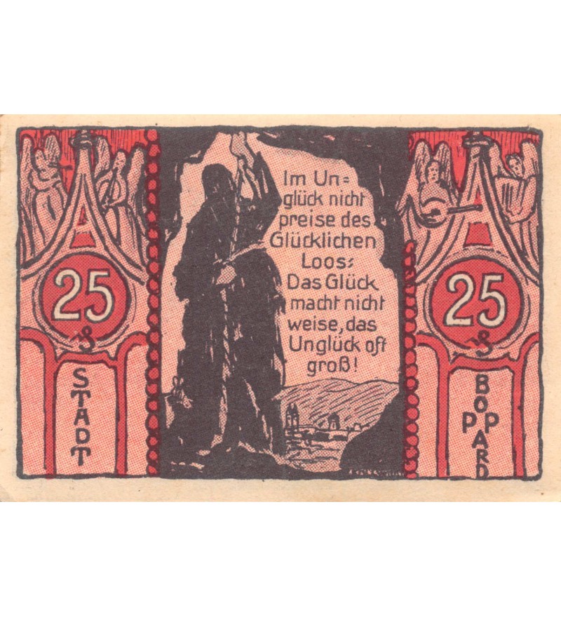 ALLEMAGNE, BOPPARD - 25 PFENNIG 1921