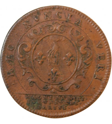UNIVERSITÉ DE PARIS – Jeton cuivre 1699