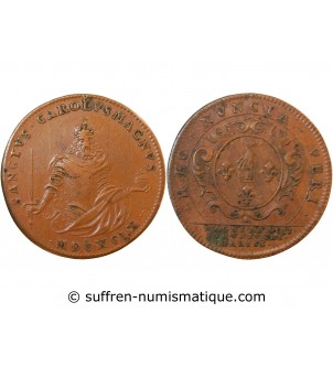 UNIVERSITÉ DE PARIS – Jeton cuivre 1699