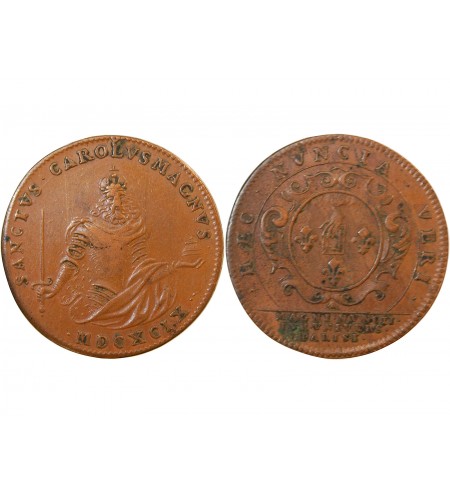 UNIVERSITÉ DE PARIS – Jeton cuivre 1699