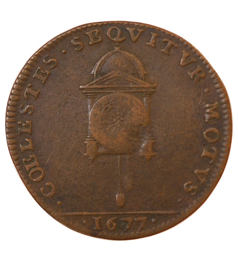 MARIE-THERESE – Jeton cuivre 1677