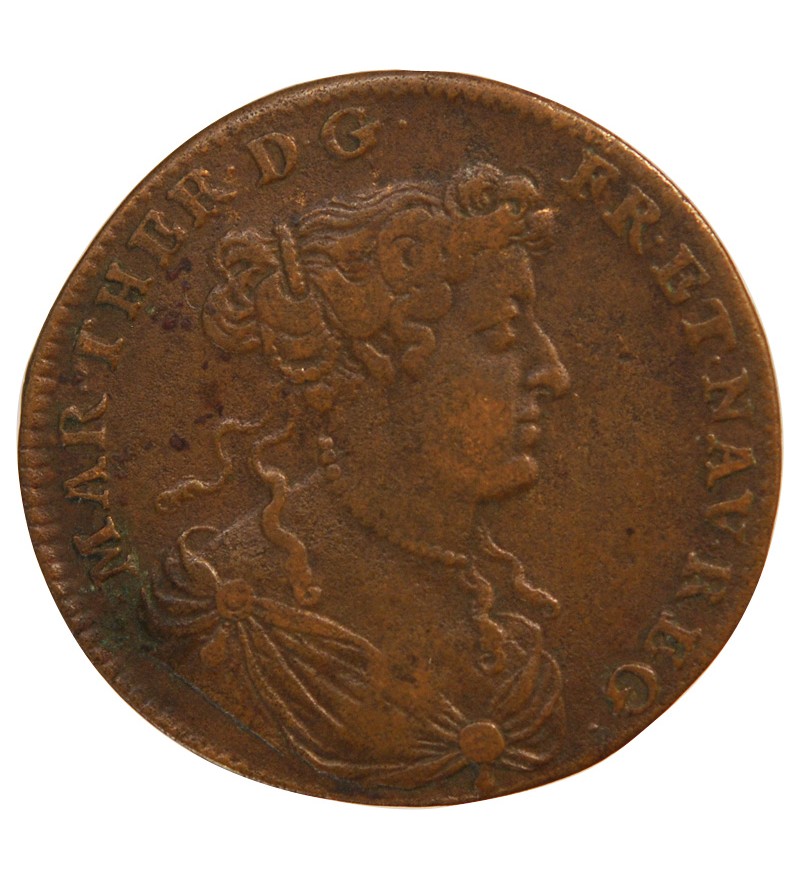MARIE-THERESE – Jeton cuivre 1677