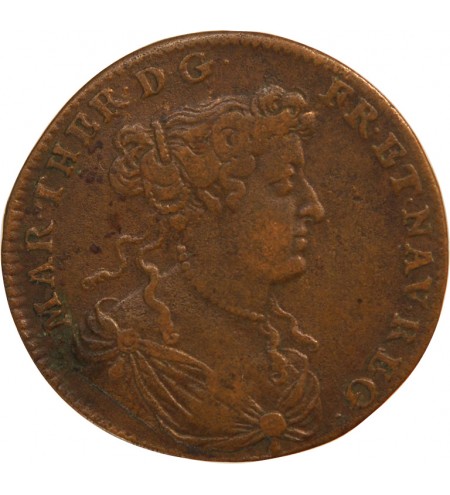 MARIE-THERESE – Jeton cuivre 1677
