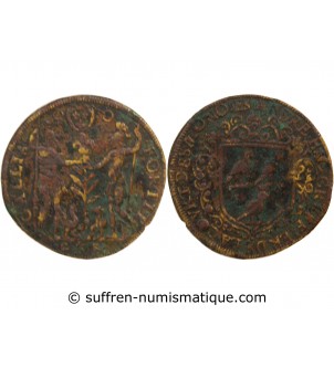 NUREMBERG, André Hac, greffier de la Cour des monnaies – JETON laiton - F.2274