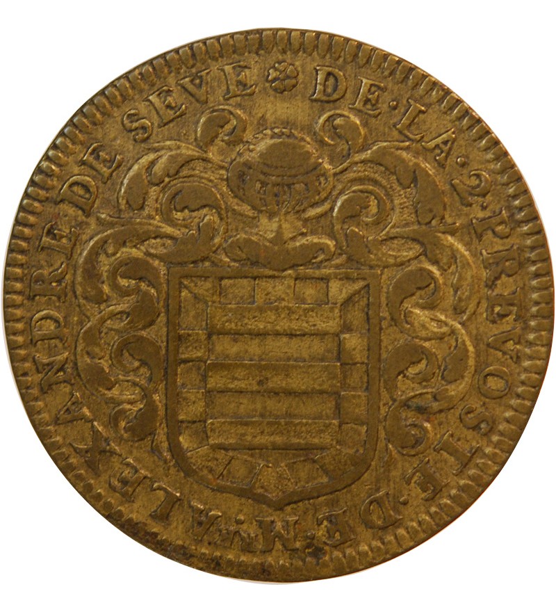 PREVÔT DES MARCHANDS DE PARIS, Alexandre de Sève – JETON laiton 1658